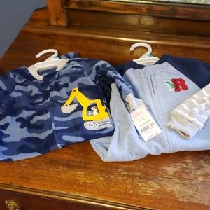 4 BRAND NEW Fleece Sleepers